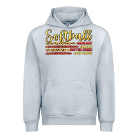 Heather Grey softball game day Urban Hoodie - Artiststas