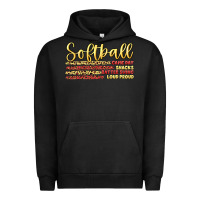Pigment Black softball game day Urban Hoodie - Artiststas