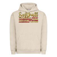 Pigment French Oak softball game day Urban Hoodie - Artiststas