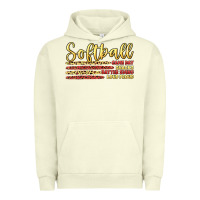 Pigment Pistachio softball game day Urban Hoodie - Artiststas