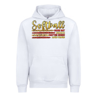 White softball game day Urban Hoodie - Artiststas