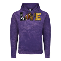 Cloud Purple football love Vintage Hoodie - RanaPortraitStore