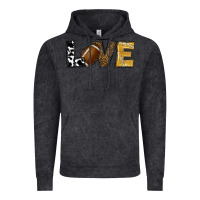 Vintage Black football love Vintage Hoodie - RanaPortraitStore