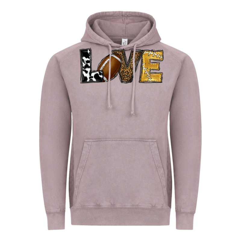 Football Love Vintage Hoodie by RanaPortraitStore | Teevron