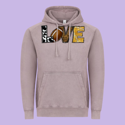 Vintage Hoodie football love