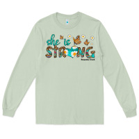 Matcha she is strong Long Sleeve Tee - HRA Design Shop