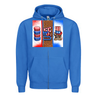 True Royal usa macaroon and boots Zipper Hoodie - AdoDesignShop