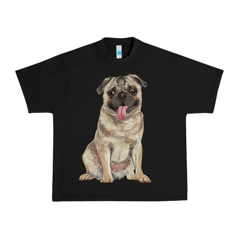 Pug Urban Heavy Tee by RanaPortraitStore | Teevron