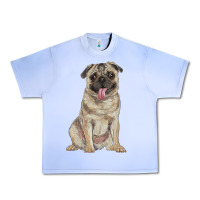 Grape Ice pug Urban Heavy Tee - RanaPortraitStore