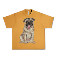 Peanut Butter pug Urban Heavy Tee - RanaPortraitStore