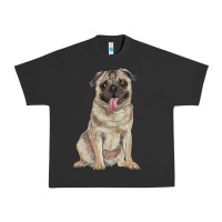 Pigment Black pug Urban Heavy Tee - RanaPortraitStore