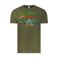 Vintage Olive welcome back to school Vintage Tee - texasbilliewilder