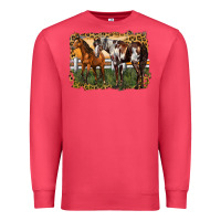 Cardinal 2 horses at the ranch Premium Sweatshirt - LillyAllenDesigns