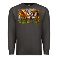 Smoke 2 horses at the ranch Premium Sweatshirt - LillyAllenDesigns