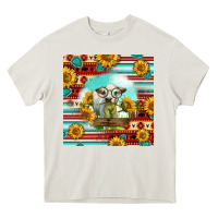 Cream Charolais Calf Gemstone Heavy Core Tee - LillyAllenDesigns