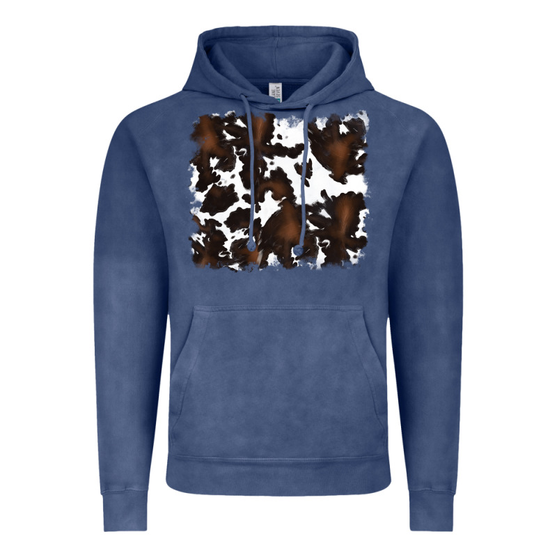 Cowhide Background Vintage Hoodie by RanaPortraitStore | Teevron