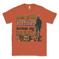 Copper land of the free because my daddy is brave Classic Tee - HRA Design Shop