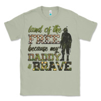 Matcha land of the free because my daddy is brave Classic Tee - HRA Design Shop