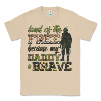 Mushroom land of the free because my daddy is brave Classic Tee - HRA Design Shop
