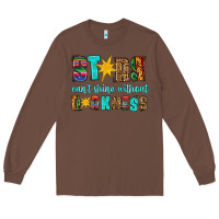 Chestnut stars cant shine without darkness Long Sleeve Tee - HRA Design Shop