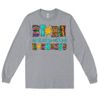 Heather Grey stars cant shine without darkness Long Sleeve Tee - HRA Design Shop