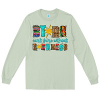 Matcha stars cant shine without darkness Long Sleeve Tee - HRA Design Shop