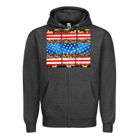 Charcoal Heather usa camouflage american flag Zipper Hoodie - AdoDesignShop