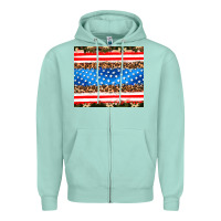 Seafoam usa camouflage american flag Zipper Hoodie - AdoDesignShop