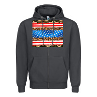 Smoke usa camouflage american flag Zipper Hoodie - AdoDesignShop