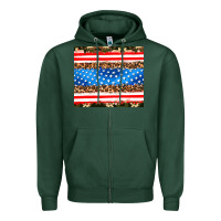 Sports Green usa camouflage american flag Zipper Hoodie - AdoDesignShop