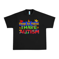 Black please be patient i have autism Urban Heavy Tee - Zillion Design Studio