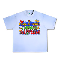 Grape Ice please be patient i have autism Urban Heavy Tee - Zillion Design Studio