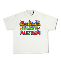 Pistachio please be patient i have autism Urban Heavy Tee - Zillion Design Studio