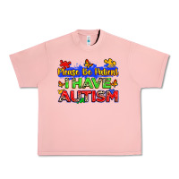 Salmon please be patient i have autism Urban Heavy Tee - Zillion Design Studio