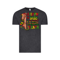 Vintage Black steppin into juneteenth Vintage Tee - Zillion Design Studio