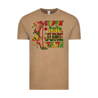 Vintage Coffee steppin into juneteenth Vintage Tee - Zillion Design Studio