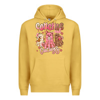 Antique Gold conchas and cucuys mexican desert ghosts Premium Hoodie - MaliasSmallBusiness