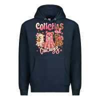 Navy conchas and cucuys mexican desert ghosts Premium Hoodie - MaliasSmallBusiness