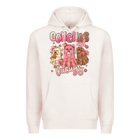 Pale Pink conchas and cucuys mexican desert ghosts Premium Hoodie - MaliasSmallBusiness