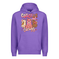 Purple conchas and cucuys mexican desert ghosts Premium Hoodie - MaliasSmallBusiness