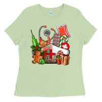 Matcha nurse  and christmas Ladies Tee - AdoDesignShop