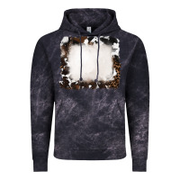 Cloud Black cowhide and leopard background Vintage Hoodie - RanaPortraitStore