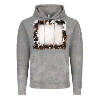 Cloud Rock cowhide and leopard background Vintage Hoodie - RanaPortraitStore