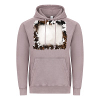 Vintage Zinc cowhide and leopard background Vintage Hoodie - RanaPortraitStore
