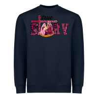 Navy Pink Christmas true story holy family Heavyweight Sweatshirt - RanaPortraitStore