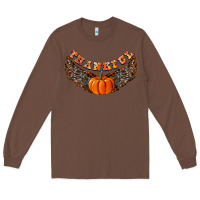 Chestnut Thankful Long Sleeve Tee - CowhideDigitalArt