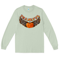Matcha Thankful Long Sleeve Tee - CowhideDigitalArt