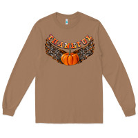 Toasted Coconut Thankful Long Sleeve Tee - CowhideDigitalArt