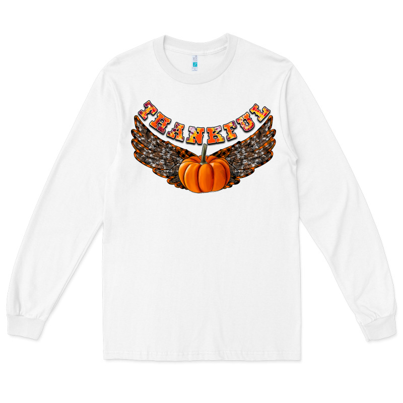 Thankful Long Sleeve Tee by CowhideDigitalArt | Teevron