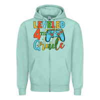 Seafoam leveled 4th grade Zipper Hoodie - JahusDesignShop